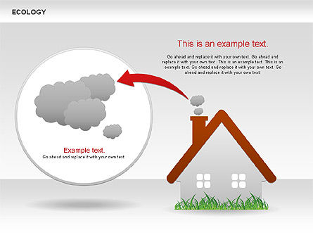 Grafik Ekologi, Slide 10, 00603, Diagram Proses — PoweredTemplate.com