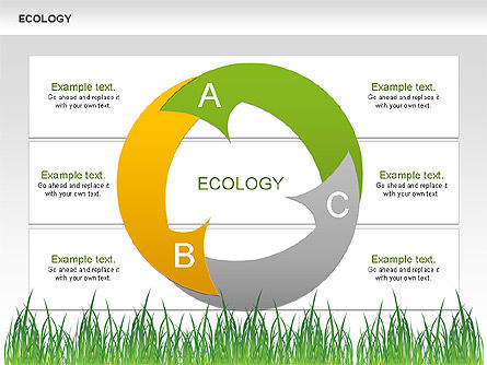 Ecology charts, Dia 6, 00603, Procesdiagrammen — PoweredTemplate.com