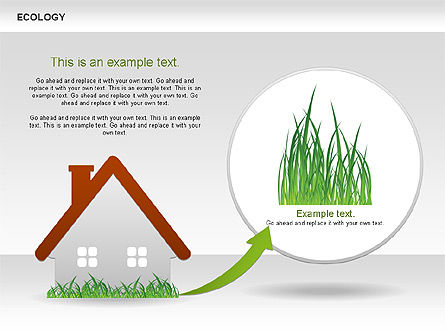 Grafik Ekologi, Slide 8, 00603, Diagram Proses — PoweredTemplate.com