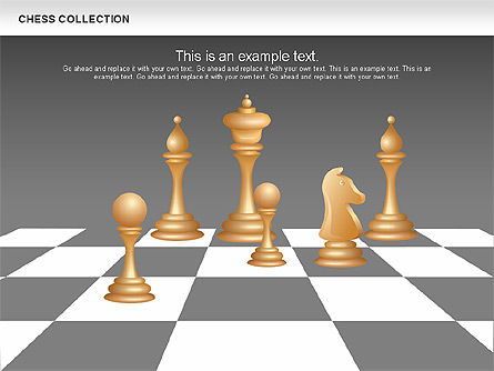 Chess Shapes and Diagrams, Slide 11, 00611, Shapes — PoweredTemplate.com