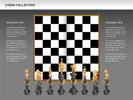 체스 모양 및 다이어그램, 슬라이드 12, 00611, 모양 — PoweredTemplate.com