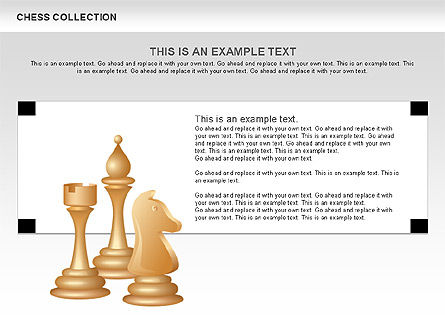 Chess formas e diagramas, Deslizar 9, 00611, Formas — PoweredTemplate.com