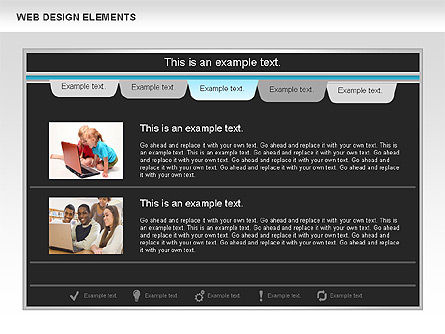 웹 디자인 프로세스 다이어그램, 슬라이드 9, 00613, 프로세스 도표 — PoweredTemplate.com
