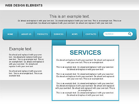 Diagram Desain Website, Slide 11, 00614, Diagram Proses — PoweredTemplate.com