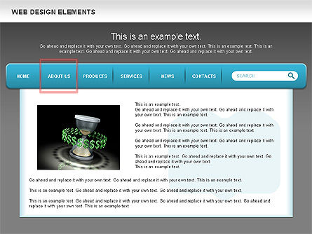 Website ontwerp diagrammen, Dia 17, 00614, Procesdiagrammen — PoweredTemplate.com