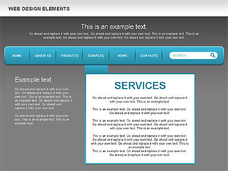 웹 사이트 디자인 다이어그램, 슬라이드 19, 00614, 프로세스 도표 — PoweredTemplate.com
