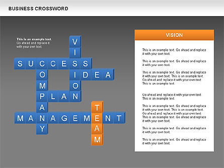 Business Crossword, Slide 16, 00616, Business Models — PoweredTemplate.com