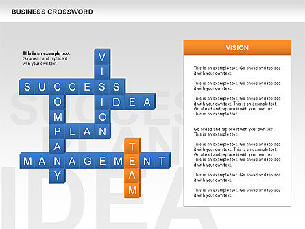 Business Crossword, Slide 8, 00616, Business Models — PoweredTemplate.com