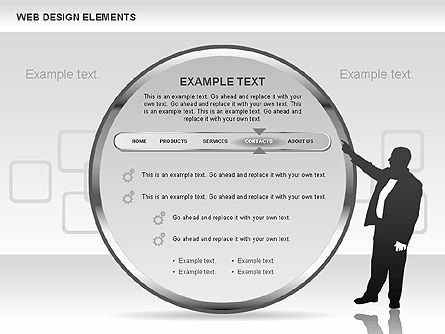 Formes et diagrammes de conception Web, Diapositive 4, 00618, Schémas de procédés — PoweredTemplate.com