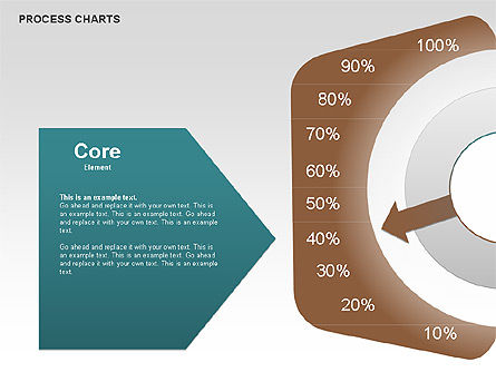 Diagrammes de base, Diapositive 11, 00621, Schémas d'étapes — PoweredTemplate.com