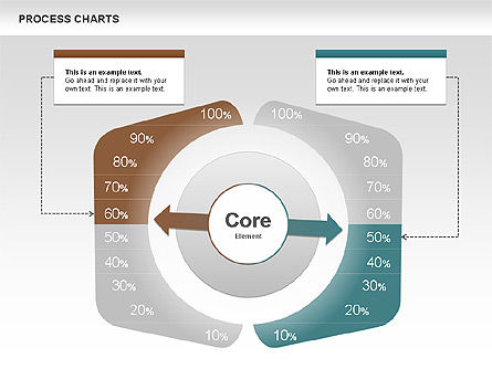 Diagrammes de base, Diapositive 5, 00621, Schémas d'étapes — PoweredTemplate.com