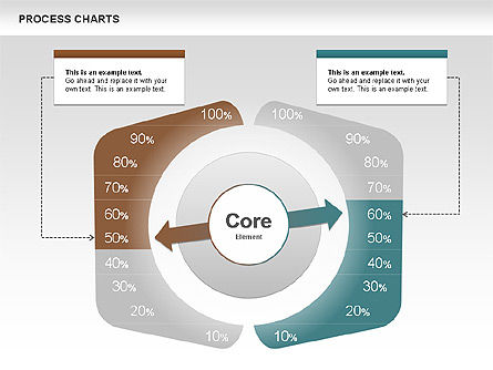 Diagrammes de base, Diapositive 6, 00621, Schémas d'étapes — PoweredTemplate.com
