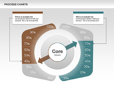 Diagrammes de base, Diapositive 7, 00621, Schémas d'étapes — PoweredTemplate.com