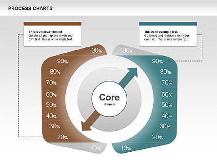 Diagrammes de base, Diapositive 9, 00621, Schémas d'étapes — PoweredTemplate.com