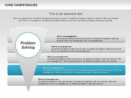 Core Competency Diagram, Slide 11, 00625, Business Models — PoweredTemplate.com