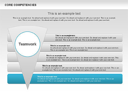 Core Competency Diagram, Slide 12, 00625, Business Models — PoweredTemplate.com