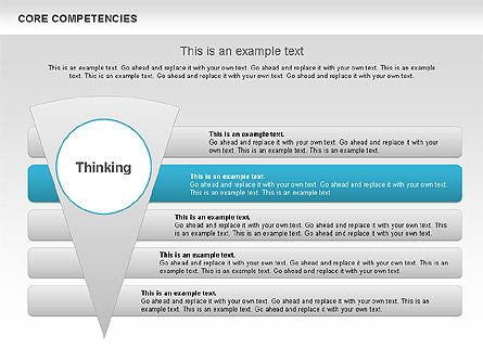 Core Competency Diagram, Slide 9, 00625, Business Models — PoweredTemplate.com