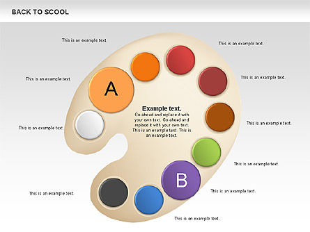 Back to School Shapes, Slide 3, 00641, Education Charts and Diagrams — PoweredTemplate.com