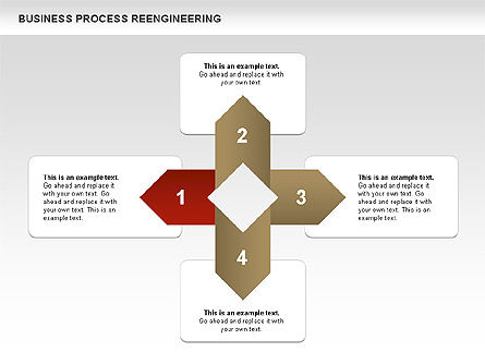 Réingénierie des processus, Diapositive 10, 00645, Modèles commerciaux — PoweredTemplate.com
