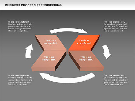 Réingénierie des processus, Diapositive 12, 00645, Modèles commerciaux — PoweredTemplate.com