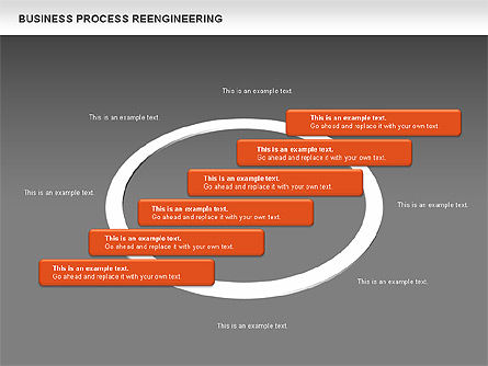 Réingénierie des processus, Diapositive 14, 00645, Modèles commerciaux — PoweredTemplate.com