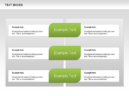 Text Boxes with Marks Collection, Slide 8, 00647, Text Boxes — PoweredTemplate.com