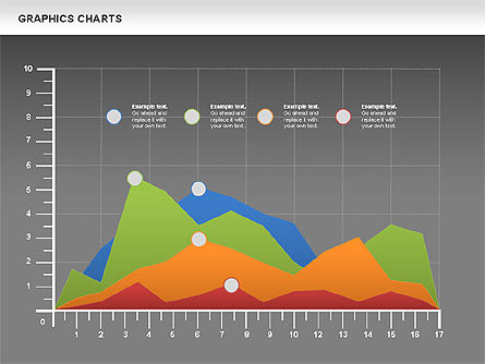 Graph charts, Deslizar 12, 00650, Gráficos — PoweredTemplate.com