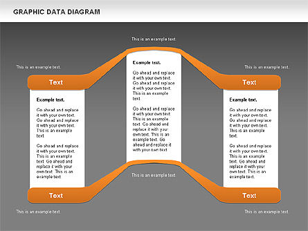 Graphics diagrama de dados, Deslizar 15, 00651, Modelos de Negócio — PoweredTemplate.com