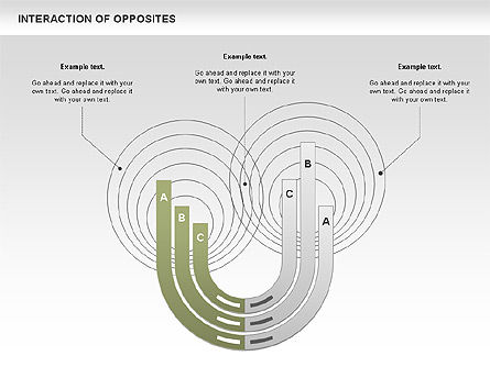 Interaction of Opposites Diagram, Slide 10, 00655, Business Models — PoweredTemplate.com