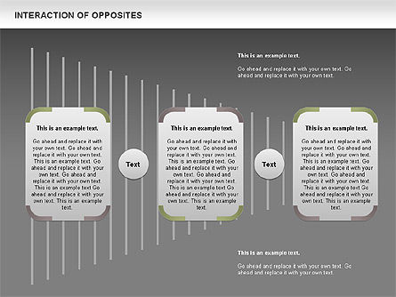 Interaction of Opposites Diagram, Slide 12, 00655, Business Models — PoweredTemplate.com