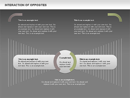 Diagrama de la interacción de los opuestos, Diapositiva 14, 00655, Modelos de negocios — PoweredTemplate.com