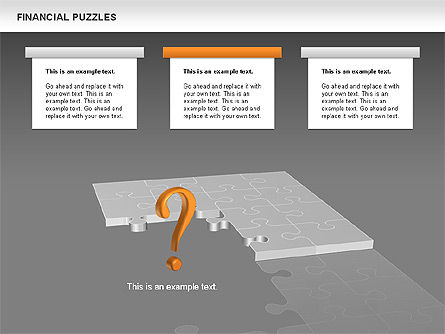 Financial puzzle, Deslizar 14, 00656, Modelos de Negócio — PoweredTemplate.com