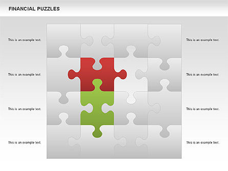 Financial puzzle, Deslizar 2, 00656, Modelos de Negócio — PoweredTemplate.com
