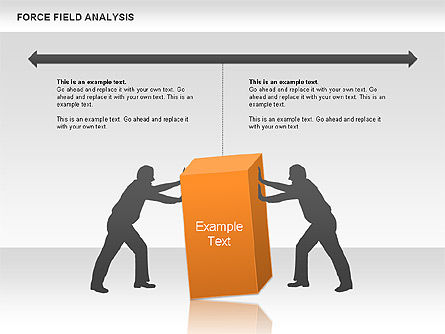 Analisi campo di forza, Modello PowerPoint, 00657, Modelli di lavoro — PoweredTemplate.com