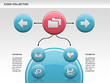 Collection d'icônes Internet, Diapositive 5, 00658, Icônes — PoweredTemplate.com