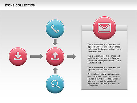 Collezione di icone di Internet, Slide 7, 00658, icone — PoweredTemplate.com