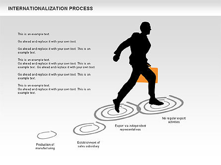 Globalización Empresarial, Diapositiva 7, 00659, Diagramas de la etapa — PoweredTemplate.com