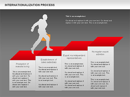 Globalización Empresarial, Diapositiva 9, 00659, Diagramas de la etapa — PoweredTemplate.com