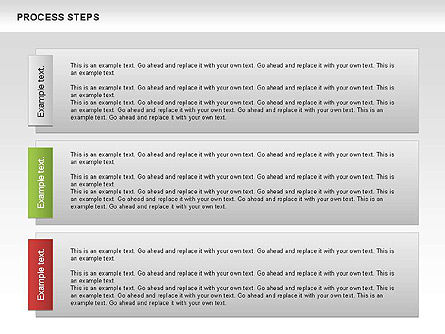 Schéma des étapes du processus, Diapositive 10, 00662, Schémas de procédés — PoweredTemplate.com