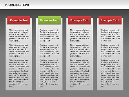 Process Steps Diagram, Slide 11, 00662, Process Diagrams — PoweredTemplate.com