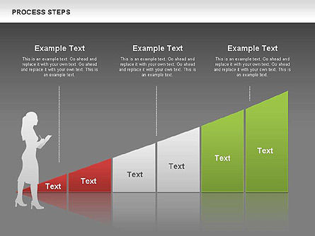 프로세스 단계 다이어그램, 슬라이드 15, 00662, 프로세스 도표 — PoweredTemplate.com