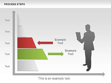 Schéma des étapes du processus, Diapositive 5, 00662, Schémas de procédés — PoweredTemplate.com
