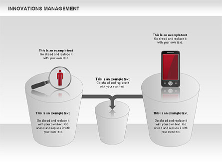 Innovations-Management-Diagramm, Folie 7, 00663, Business Modelle — PoweredTemplate.com