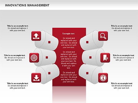 Innovations-Management-Diagramm, Folie 8, 00663, Business Modelle — PoweredTemplate.com