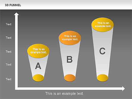 Grafico Funnel, Slide 15, 00664, Modelli di lavoro — PoweredTemplate.com
