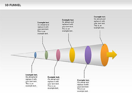 Grafico Funnel, Slide 3, 00664, Modelli di lavoro — PoweredTemplate.com