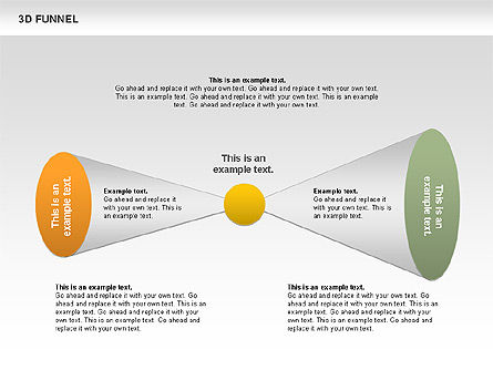 Funnel chart, Deslizar 7, 00664, Modelos de Negócio — PoweredTemplate.com