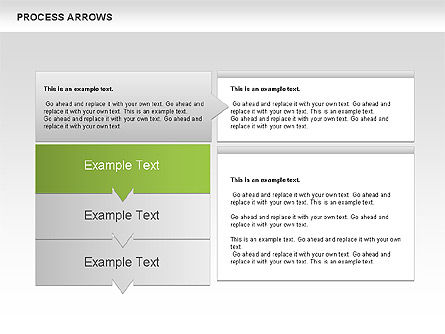 Processes with Arrows Diagram, Slide 5, 00666, Process Diagrams — PoweredTemplate.com