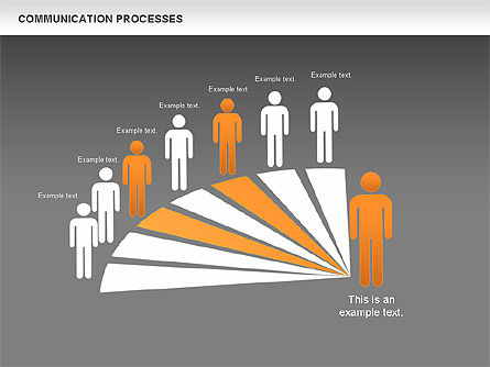 Schéma de processus de communication, Diapositive 11, 00668, Schémas de procédés — PoweredTemplate.com
