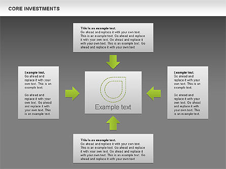 Diagram Investasi Inti, Slide 11, 00669, Model Bisnis — PoweredTemplate.com